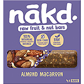 Nakd Almond macaroon fruit- & nut bars 140g