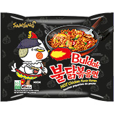 Samyang Buldak krydret kylling ramen 140g