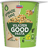 Unox Wholemeal pasta spinach cheese 60g