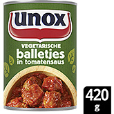 Unox Vegetariska bollar i tomatsås 420g