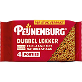 Peijnenburg Ontbijtkoek dubbel lekker 4-pack 200g