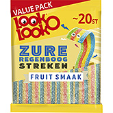 Look-O-Look Sour rainbow strips fruit flavour 200g