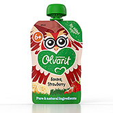 Olvarit Squeeze fruit 6+ months banana strawberry 100g