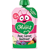 Olvarit Squeeze fruit 12+ months pear carrot red beet 100g