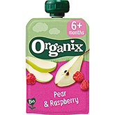 Organix Squeeze fruit pear raspberry 6 months 100g