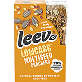 Leev Lowcarb crackers multigraines 80g