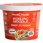 The noodle poodle Konjac noodle beef flavour 150g