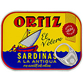 Ortiz Sardines snack can 140g