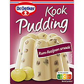 Dr. Oetker Kookpudding rum-rozijnen smaak 93g