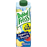 DubbelFrisss 1 kcal Æble-fersken 350ml