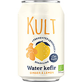 Kult Vandkefir ingefær og citron 330ml
