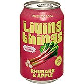 Living Things Rabarber og æble 330ml