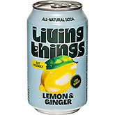 Living Things Citron og ingefær 330ml