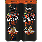 Royal Club Oransoda Spritz 4-pak 1000ml