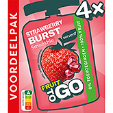 Servero Fruit to go jordbær eksplosion værdipakke 400g