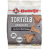 Bolletje Tortilla crackers sea salt black pepper 150g