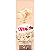 Verkade Spezialitäten: Knusprige weiße Schokoladentafel 90g