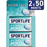 Sportlife Extramint zuckerfreie Pfefferminzbonbons, 2er-Packung 70g