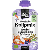De Kleine Keuken Pressmix morot blåbär & havre 12m+ 100g
