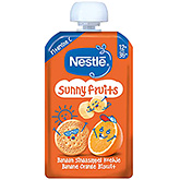 Nestlé Sunny Fruits pressa fruktbanan 12m+ 110g