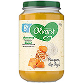 Olvarit Pumpkin chicken rice 8m+ 200g