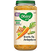 Olvarit Vegetable chicken mashed potatoes 15m+ 250g