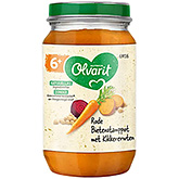 Olvarit Beetroot mash with chickpeas 6m+ 200g