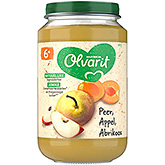 Olvarit Pear apple apricot 6m+ 200g