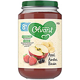 Olvarit 8+ months apple strawberry banana 8m+ 200g