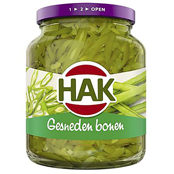 Hak Skivede bønner 340g