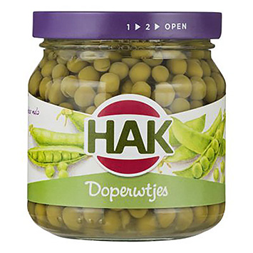 Hak Green peas 195g