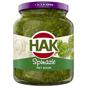 Hak Espinafre com nata 345g