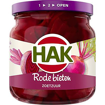 Hak Rode bieten zoetzuur 180g