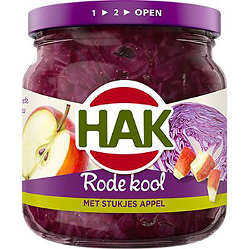 Hak Red cabbage with apple pieces 180g