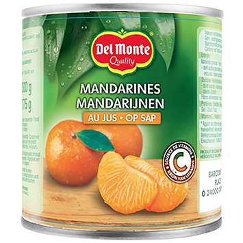Del monte Mandarijnen op sap 300g