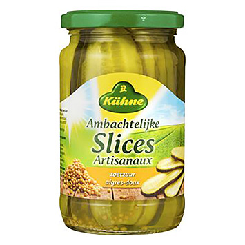 Kühne Cornichons en tranches aigres-doux 330g