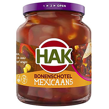 Hak Plat de haricots Mexicain 360g