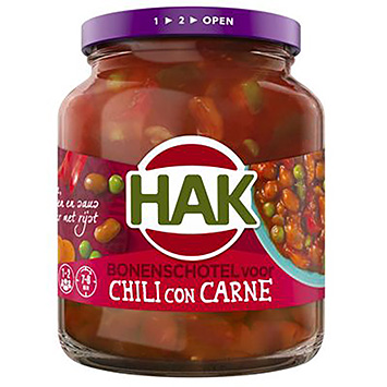 Hak Prato de feijão para chili com carne 360g