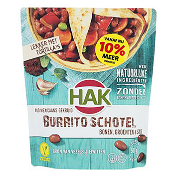 Hak Piatto di burrito 550g