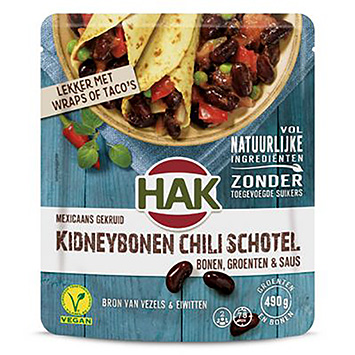 Hak Rein haricot chili plat 550g