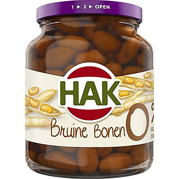 Hak Bruine bonen 0% 365g