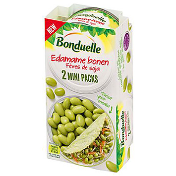 Bonduelle Edamame bean mini packs 2x80g 160g