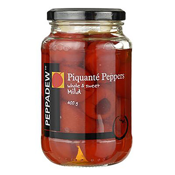 Peppadew Pimentas doces inteiras suaves 400g