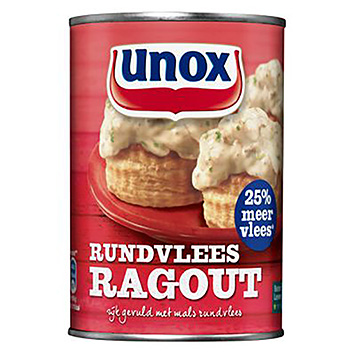 Unox oksekød ragout 400g