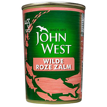 John West Vild Alaskan rosa lax 418g