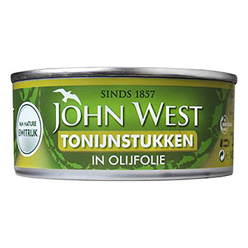 John West Tonijnstukken in olijfolie 145g