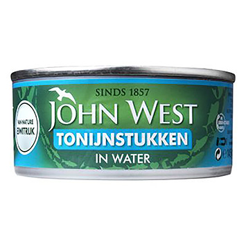 John West Morceaux de thon à l'eau 145g