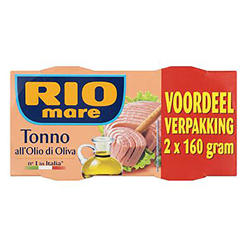Rio Mare Tonno all'olio di oliva benefit 2x160g 320g