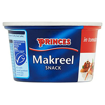 Princes Mackerel snack 125g