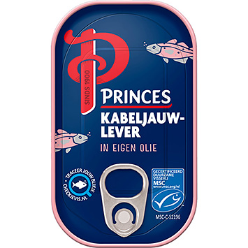 Princes Kabeljauwlever in eigen olie 120g